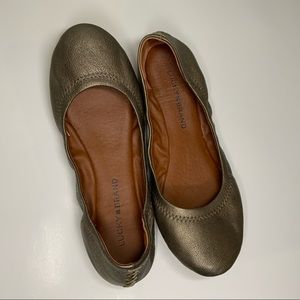 Lucky Brand Gold tone flats- ballet shoes